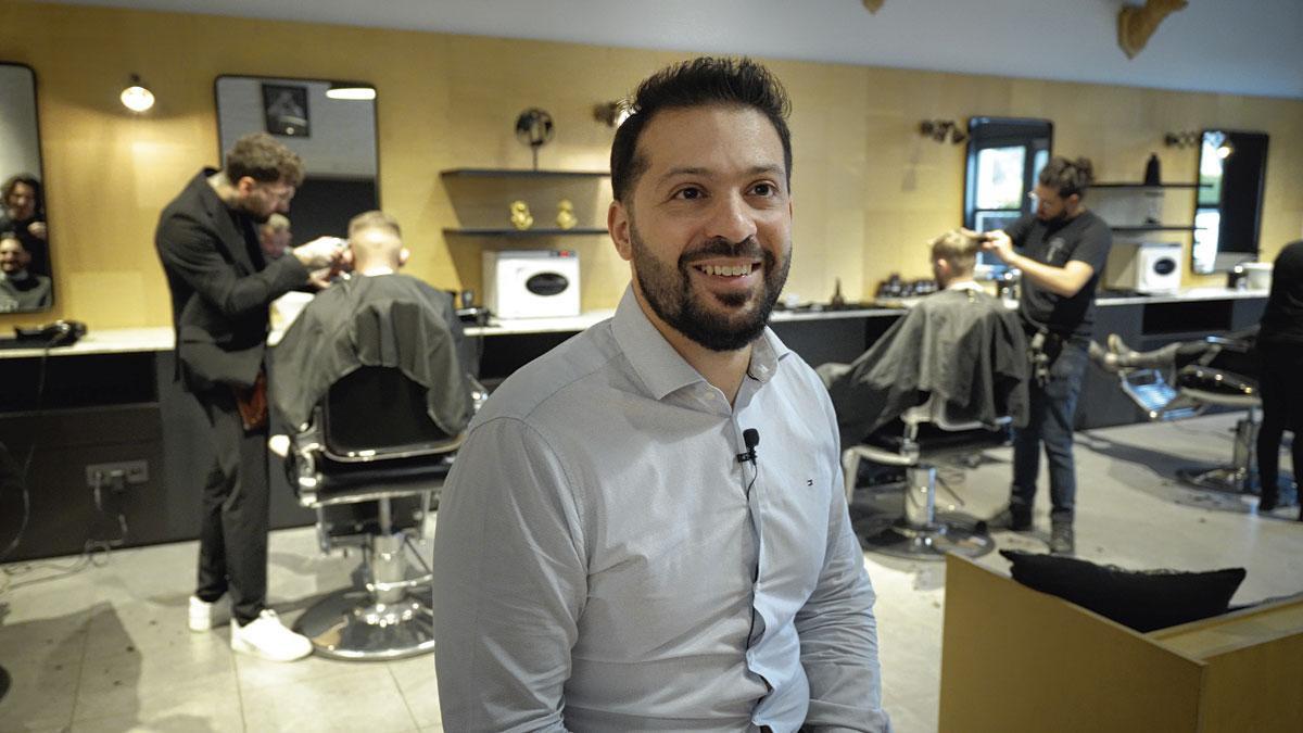 Kevin Ciarrocchi, directeur fondateur de Ciarro's Barbershop.