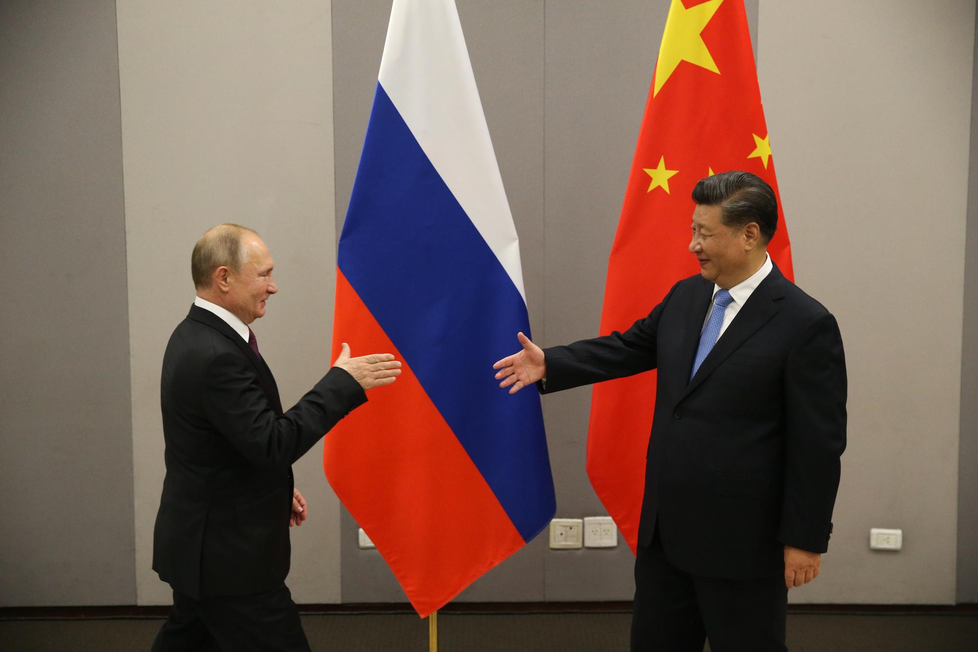 Vladimir Poutine et Xi Jinping en novembre 2019.
