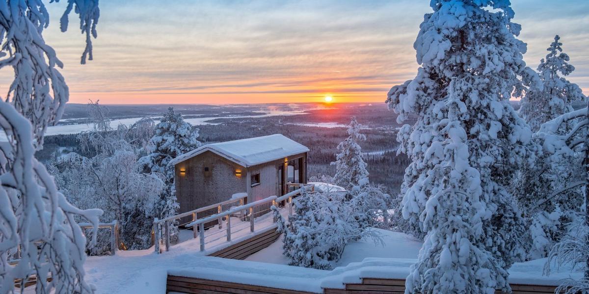 In de Lapland View Lodge staat het uitzicht centraal, ook in je eigen chalet