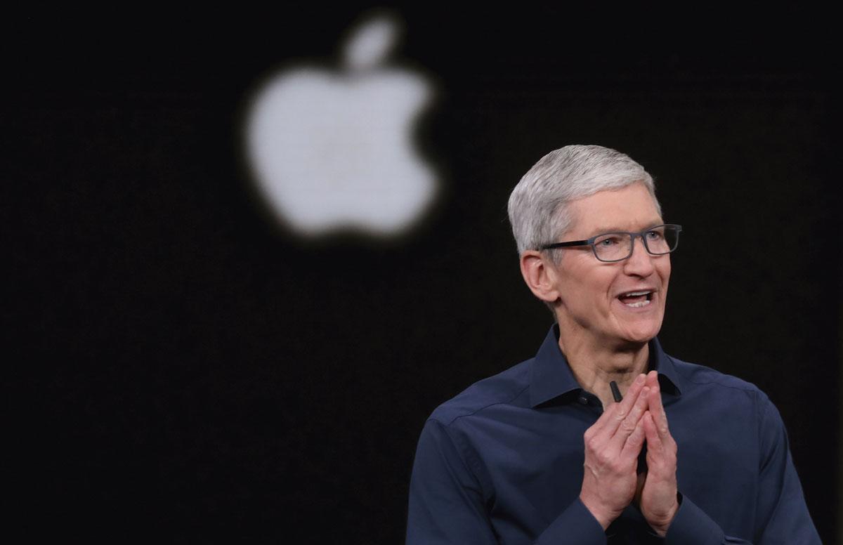 TIM COOK Apple schikt zich gedwee naar de strenge datawetten in China.