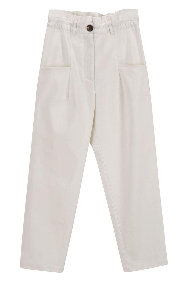 Pantalon écru... et belge