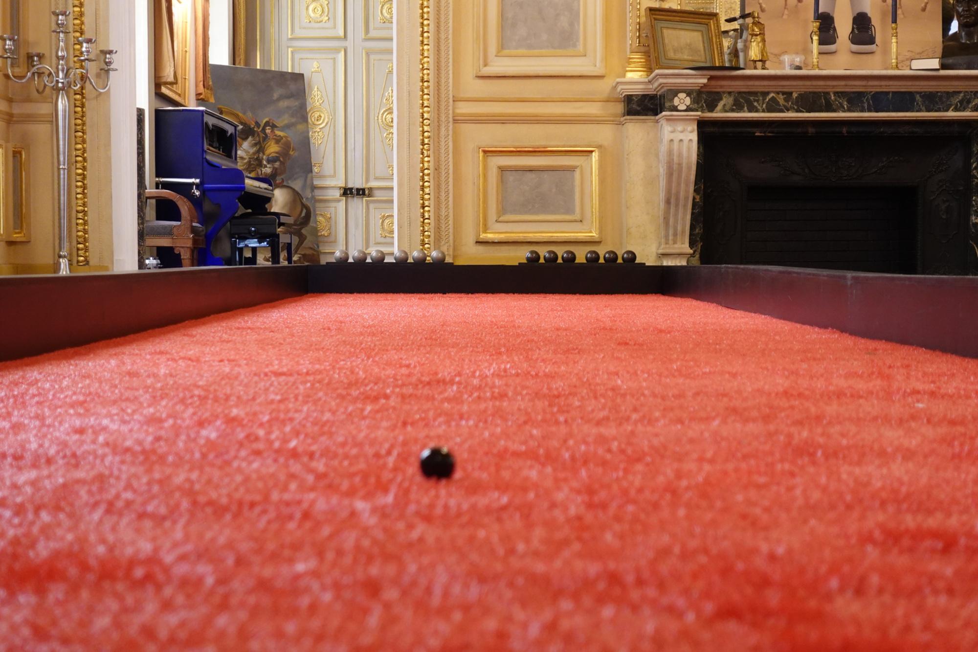 Disponible à l'exportation, la dernière installation de Boogle a eu lieu à Paris, au Palais Vivienne.