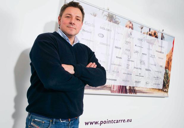 Xavier Goebels, fondateur de PointCarré, société de vêtements de marque qui vient d'être rachetée par ZEB. - 