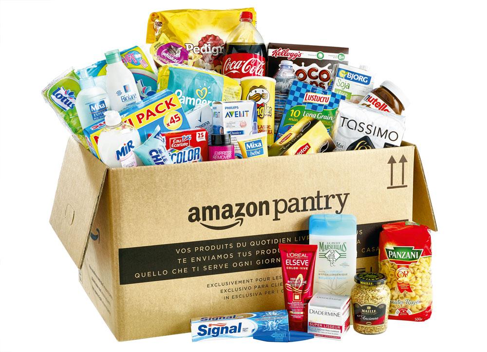 En Belgique, Amazon propose son service Pantry qui permet aux clients Prime de faire leur choix parmi plus de 3.800 produits. L'offre n'inclut toutefois pas de produits frais.