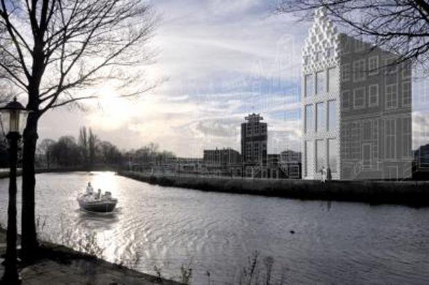 Le projet de la 3D Print Canal House à Amsterdam est toujours en cours.