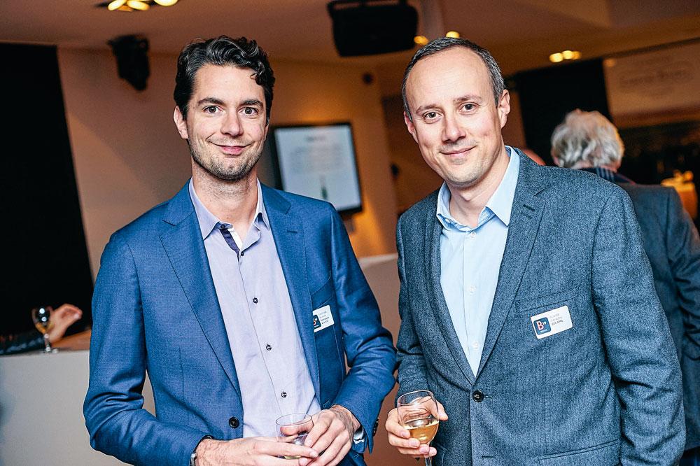 Christian De Volder, managing partner de Champagne & Co, et Olivier Olbrechts, gérant de O2C.