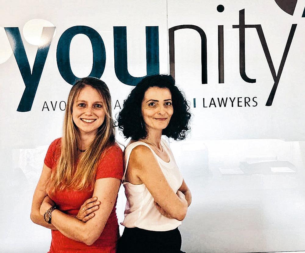 Aurore Guérit et Kevin Della Selva avocates chez Younity