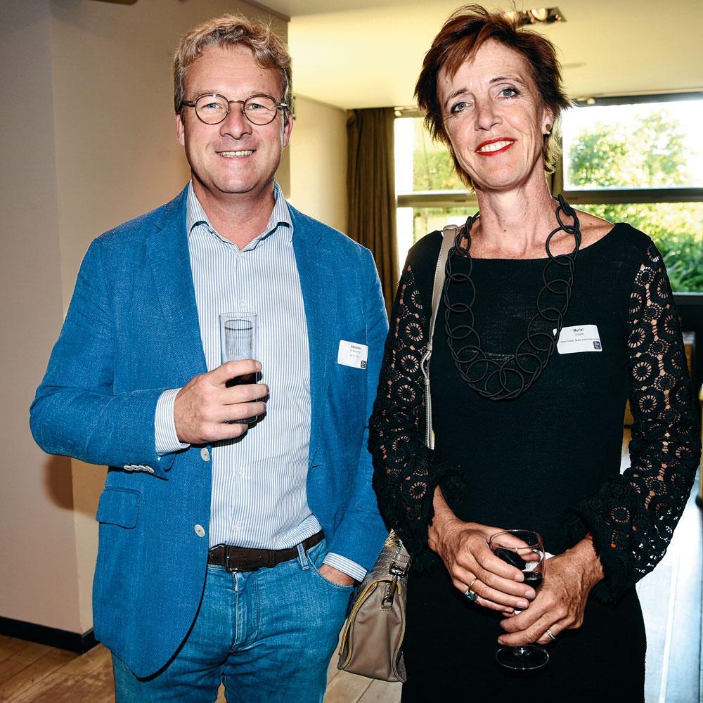 Sébastien Van Weyenbergh, sales director de BRES 17,  en compagnie de Muriel Chapelle, cofondatrice de French-Connect.