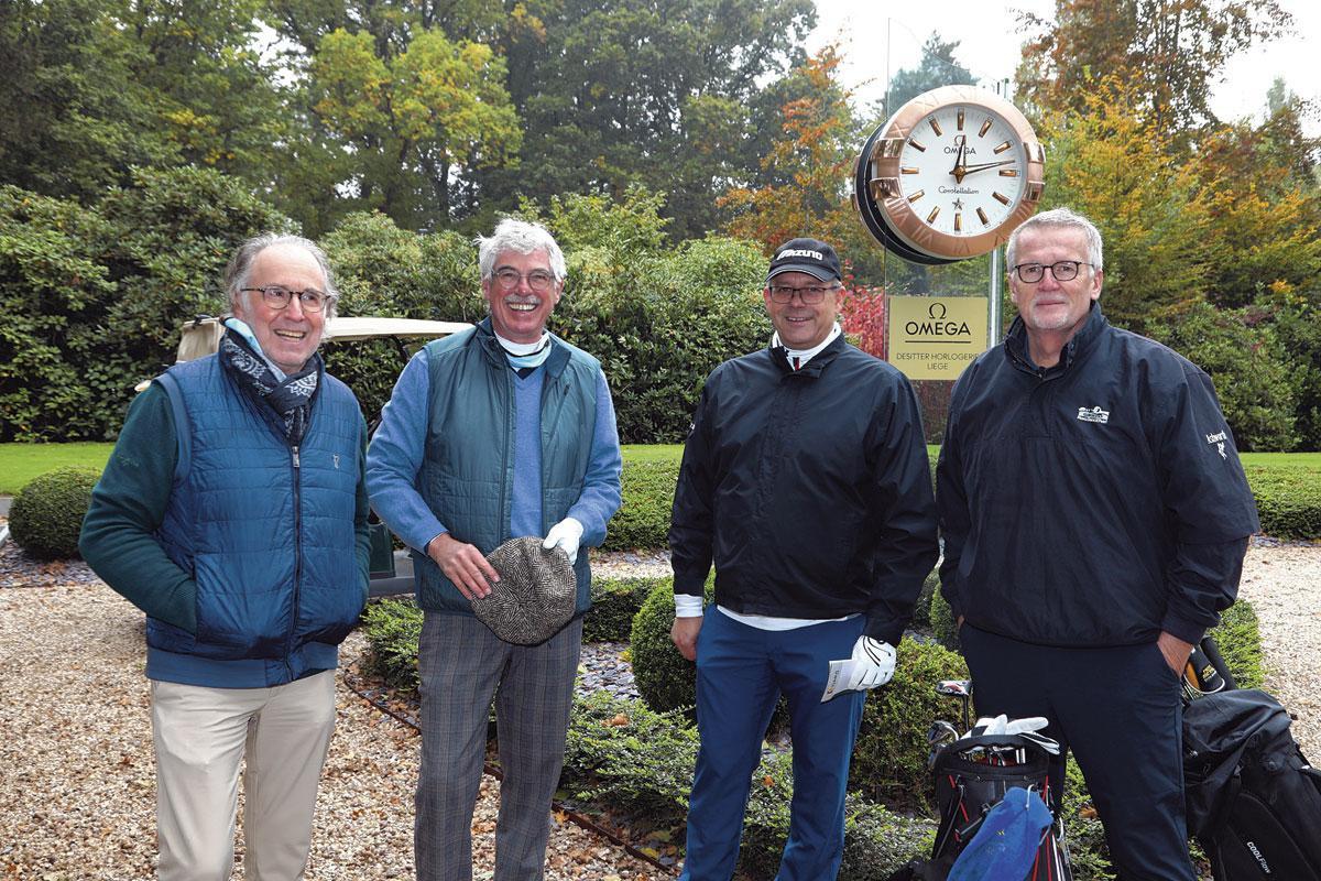 Jean-Louis Rampen, administrateur délégué de NSI, André Bernard, avocat, André Bertrand et Ralph Urfels, general managers de Multidata.