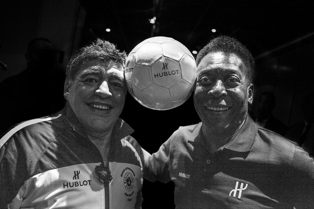 Maradona et Pelé pour Hublot.