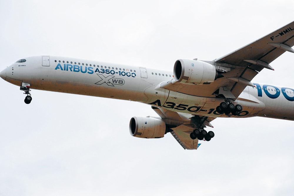 Airbus reste actif dans le long-courrier, avec notamment son nouvel A350.