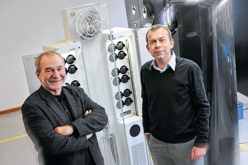 Eberhard Hagmann et ChristIan ZÖrweg, cofondateur de la manufacture.
