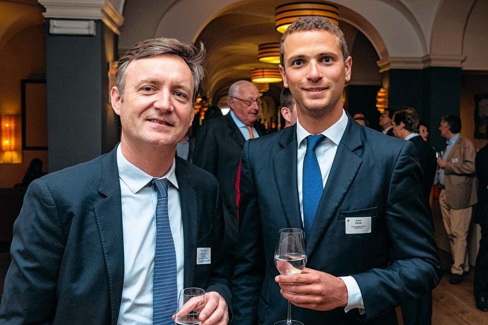 Alexandre Roussel, directeur wealth management chez BNP Paribas Fortis, et Jerome Carlier, group operations officer chez Interparking.