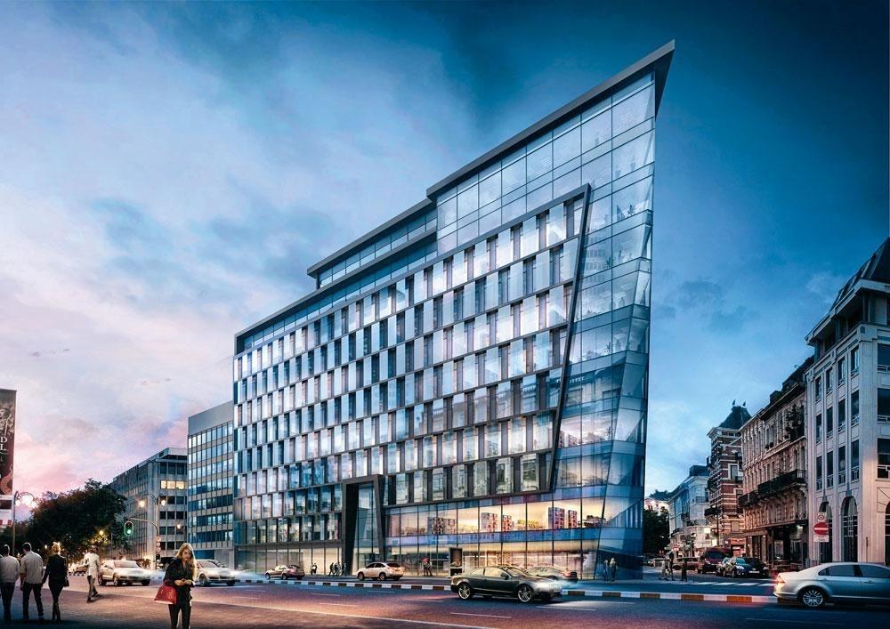 Spectrum. Le 1er novembre,  WeWork ouvrira 6.568 m2 de coworking  dans ce bâtiment situé  boulevard Bischoffsheim,  à Bruxelles.