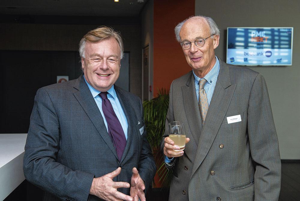 Jean Marbehant, porte-parole de Lhoist Belgique, et Jean Mossoux, gérant d'Ideactions.