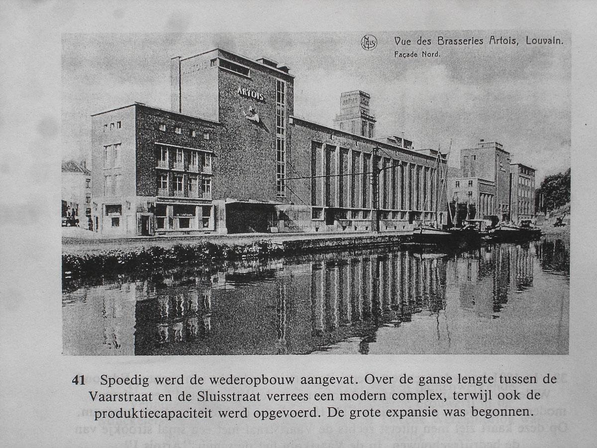 Les brasseries Artois et Piedboeuf au début des années 1950.