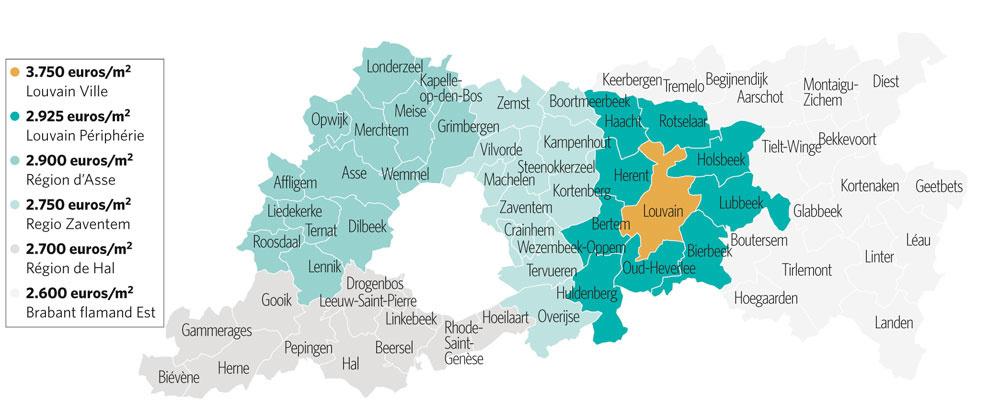 Louvain, la ville la plus chère de Flandre
