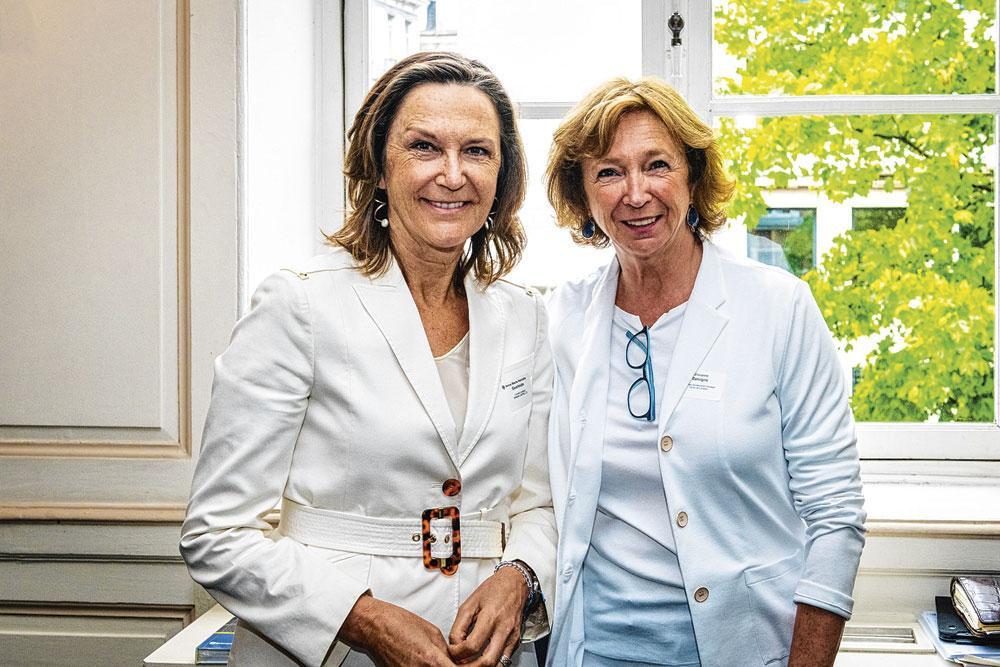 Anne Marie Henriette Geerinckx, conseil juridique chez Ekman Capital, et Vincianne Delvigne, business development manager du Cercle de Lorraine.