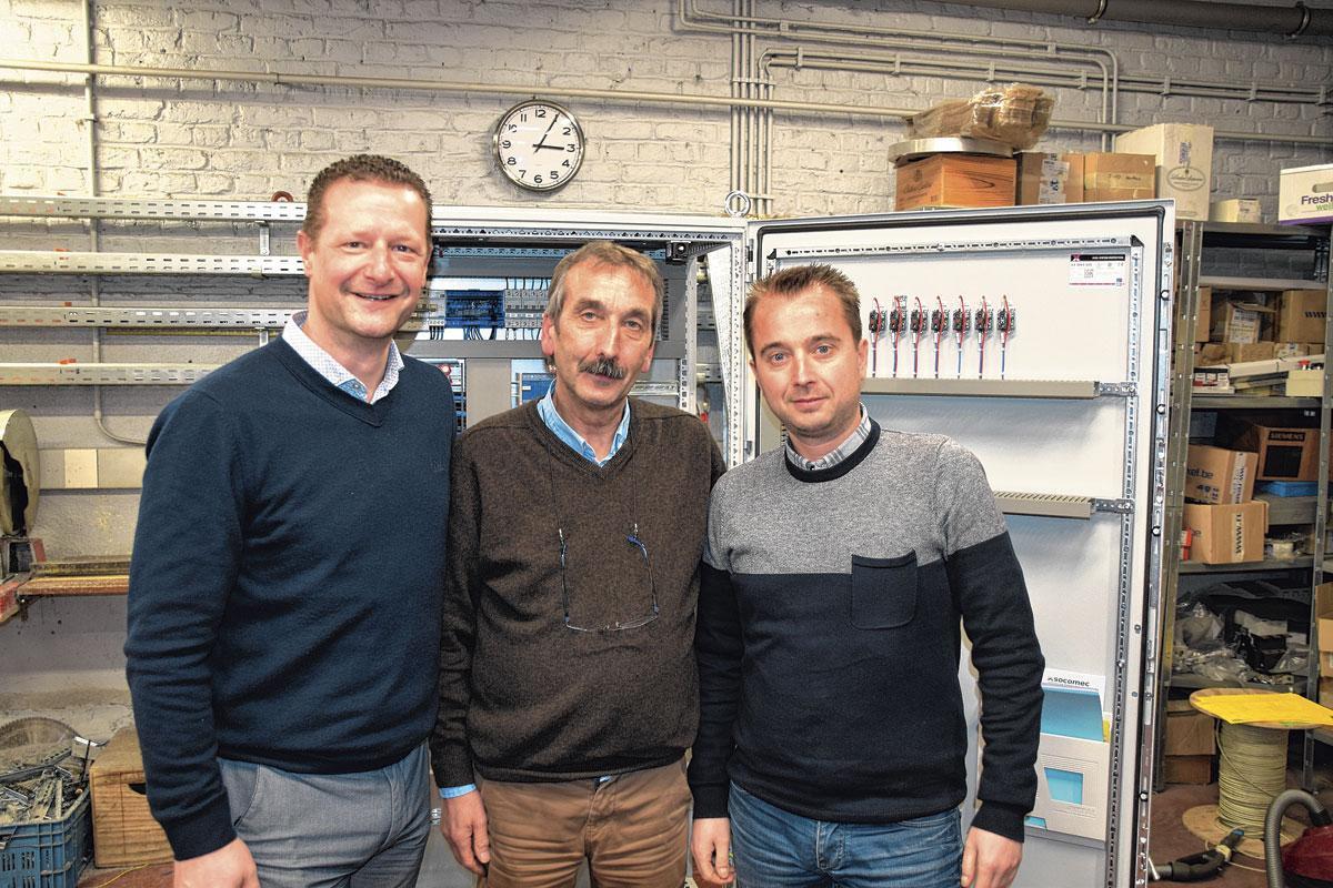 Christophe Leclerq, René et Nicolas Henrard