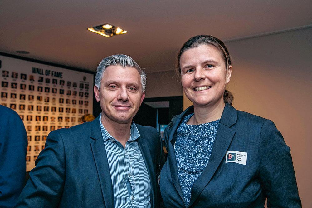 Vincent Mefflet, CEO de Feydin, et Alexandra Leunen, digital expert chez Anais Digital.
