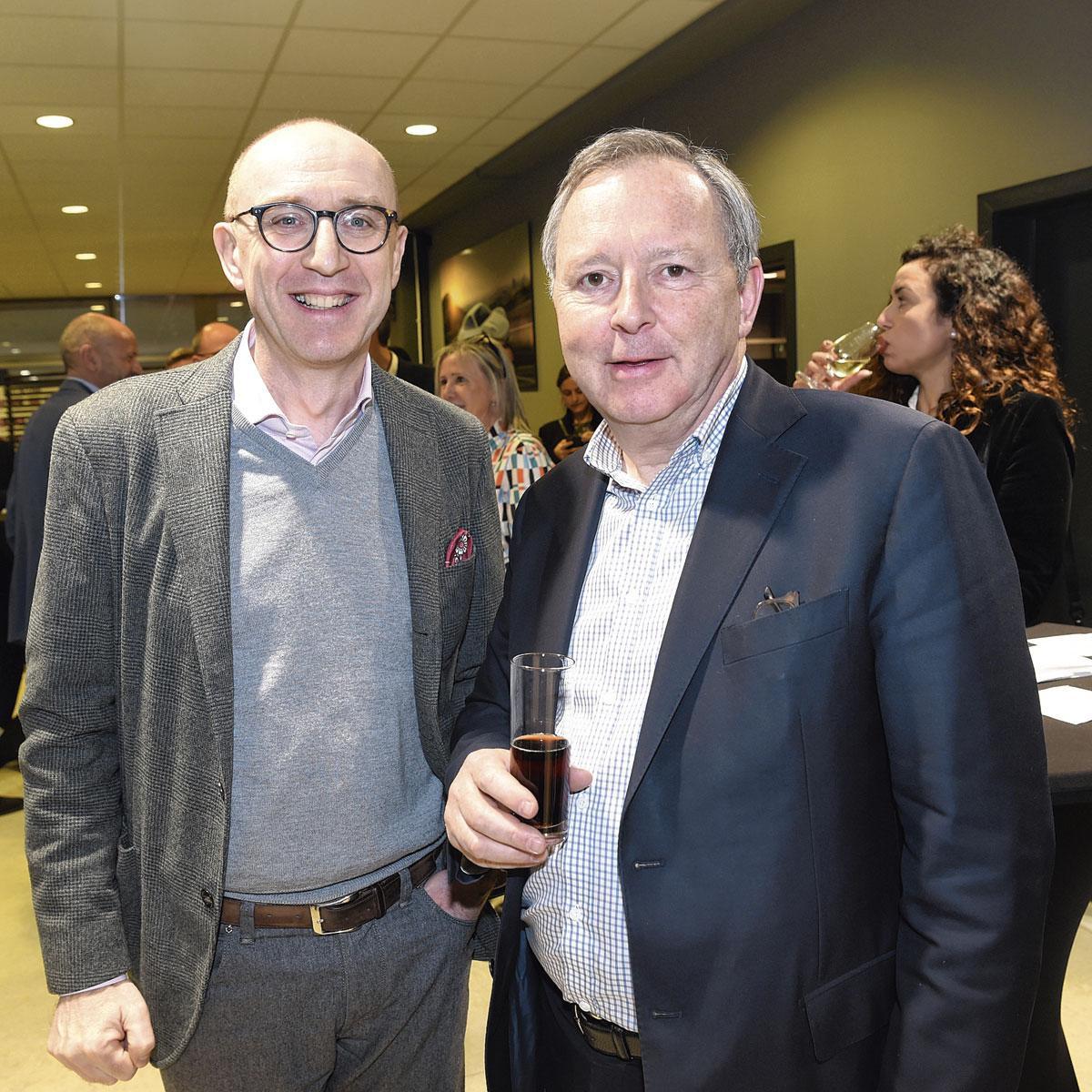 Philippe van Boxmeer, legal interim manager chez Ansell and Atradius Collections, et Thierry Janssen, CEO de Switch.