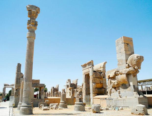 Persépolis, l'ancienne capitale de Perse, bâtie par le roi Darius le Grand, il y a 2600 ans.