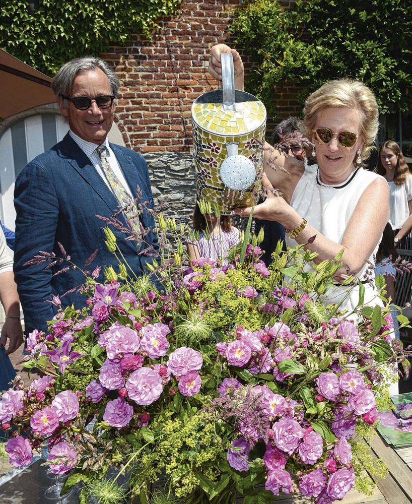 La princesse Astrid baptise la nouvelle rose 