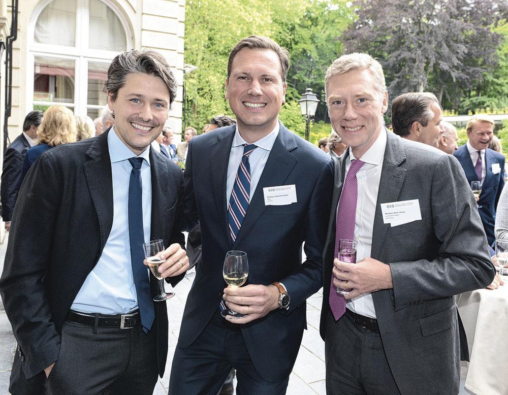 François Van Meulecom, directeur financier d'Area Real Estate, Alexandre Smeets, gérant d'Immo-Pro, et Alain Lebens, administrateur délégué de 3ème Bureau.