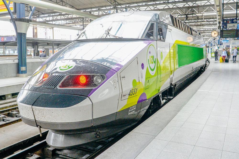 Le TGV low cost Izy Malgré des campagnes de publicité, une couverture presse importante à son lancement, le train vert n'est pas encore assez populaire auprès des Belges.
