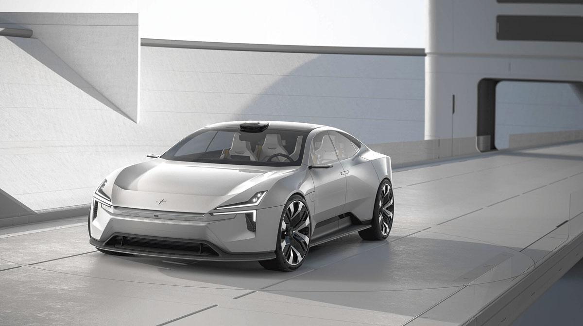 La concept car Precept préfigure sans doute la future concurrente de la Tesla Model S.