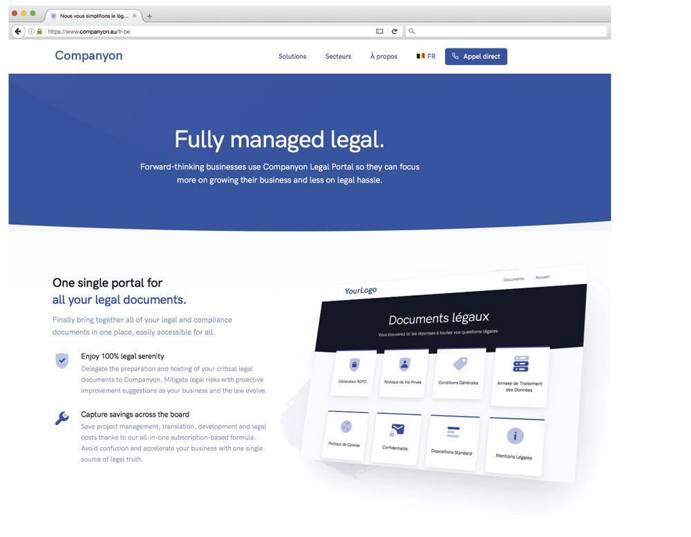 La legaltech Companyon vous aide à créer votre boîte en quelques clics