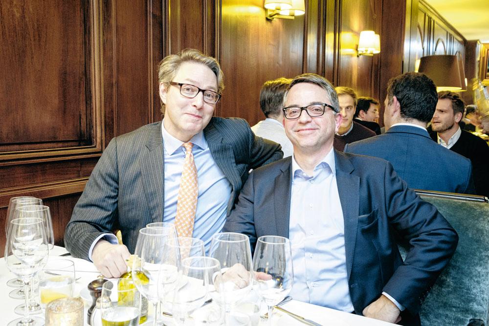 Grégoire Tondreau en compagnie de Fernand Dimidschstein, consultant chez PwC.