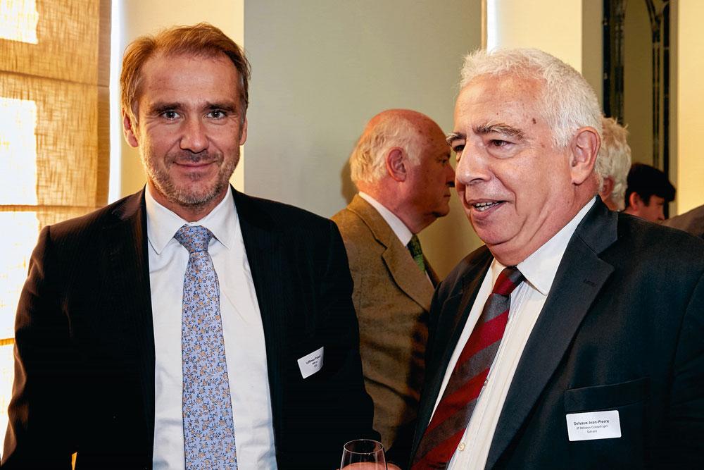 Pascal Laffineur, CEO de NRB, et Jean-Pierre Delvaux, gérant de JP Delvaux Conseil.