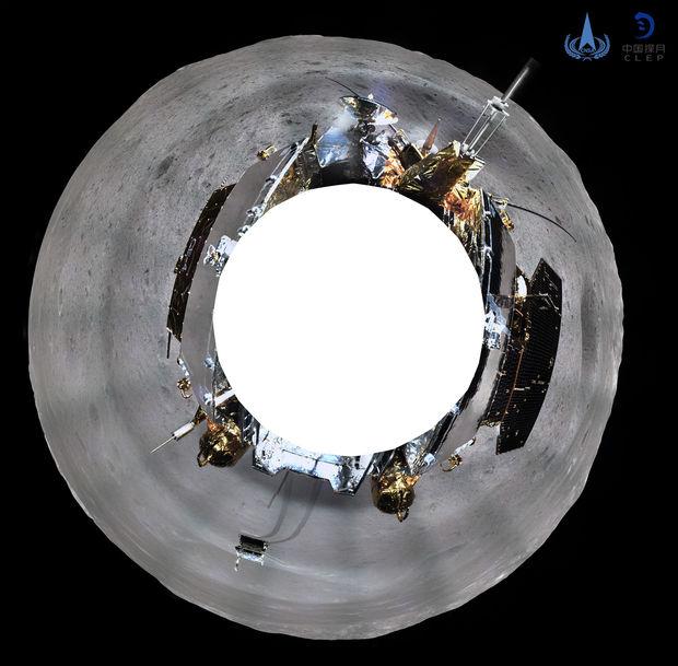 La face cachée de la Lune dévoilée par la Chine (photo à 360°)