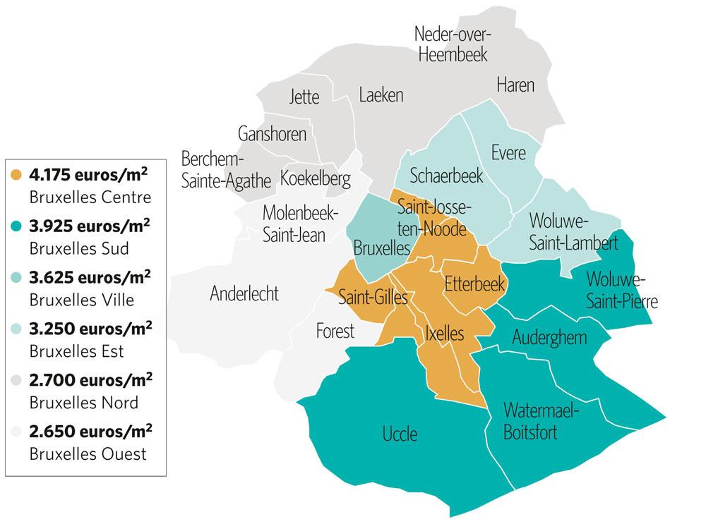 Appartements neufs: les promoteurs placent leurs pions du côté d'Anderlecht, Forest et Molenbeek