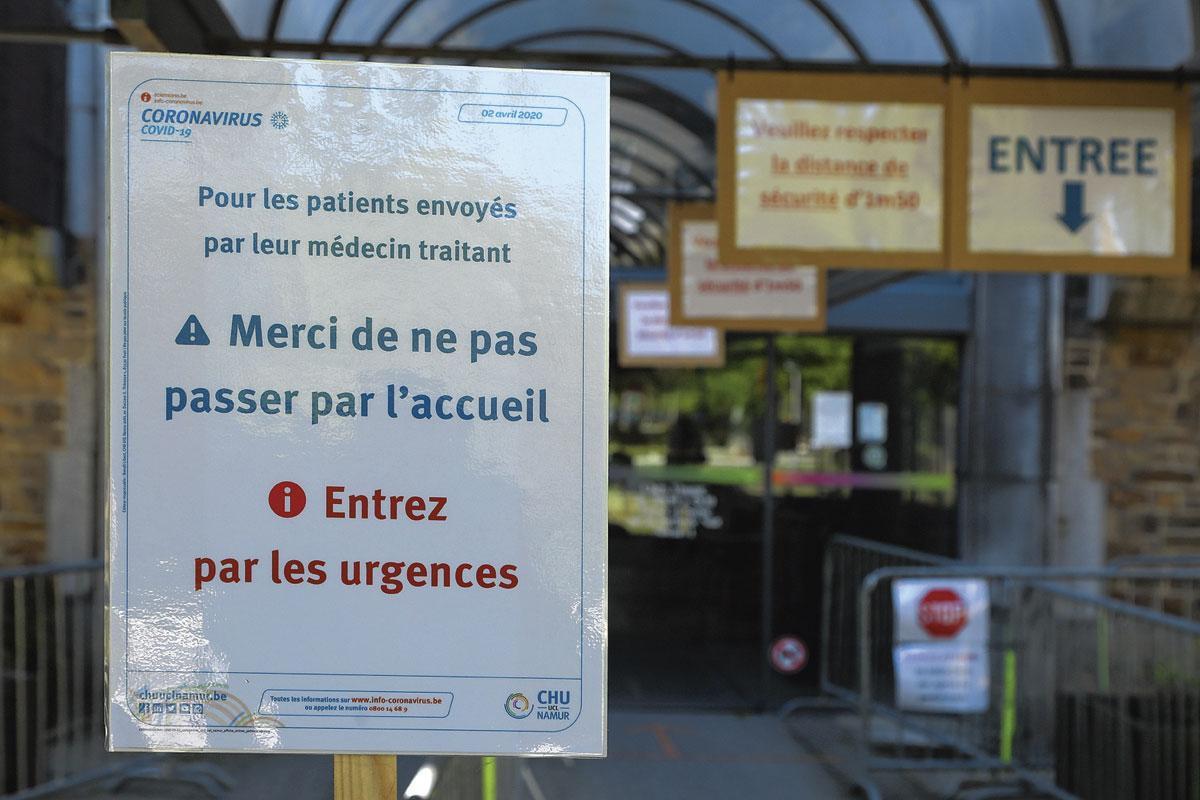 Les hôpitaux à l'heure du coronavirus: le CHU UCL Namur, la force d'un réseau