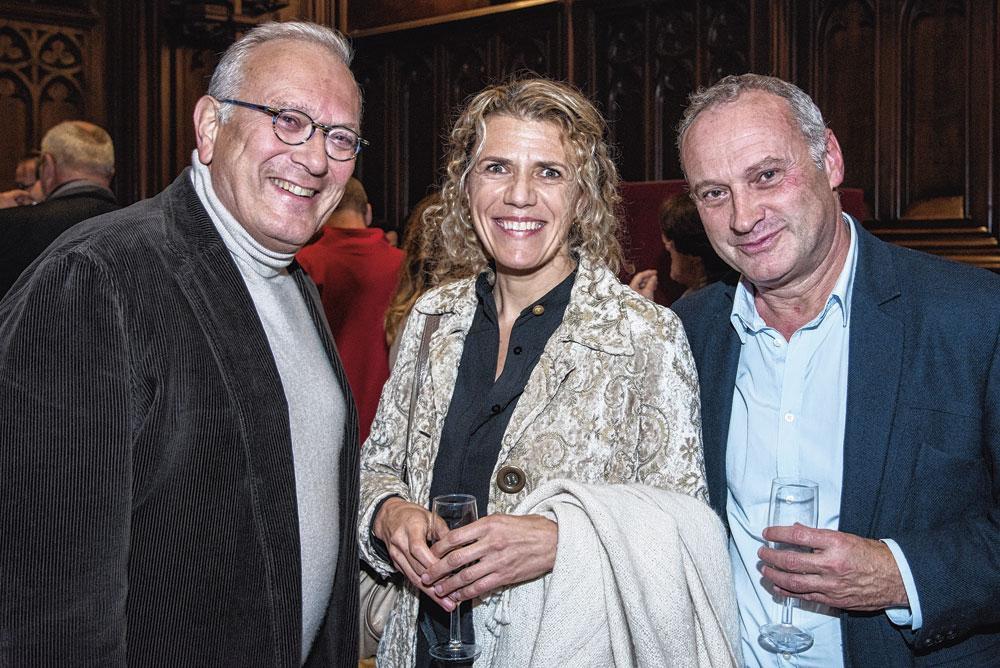 Marc Kadaner et Françoise Blaise, avocats chez H&K Avocats, en compagnie de Francis Metzger, administrateur délégué de MA2.