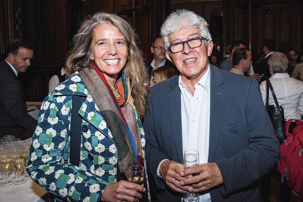 Sophie Huart, avocat associé chez Sybarius, et Jean-Pierre Vienne, administrateur chez Architects In Brussels.