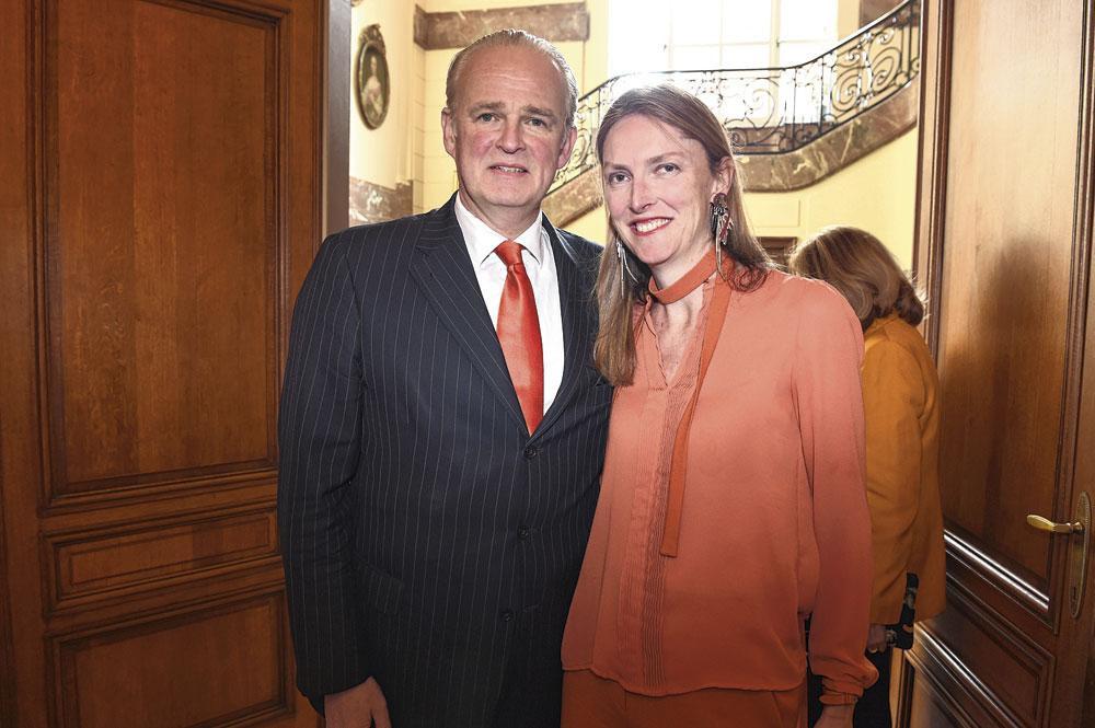 Béatrix Bourdon, directrice de la Brafa, et son époux Olivier Thuysbaert, gérant de Thuboco.