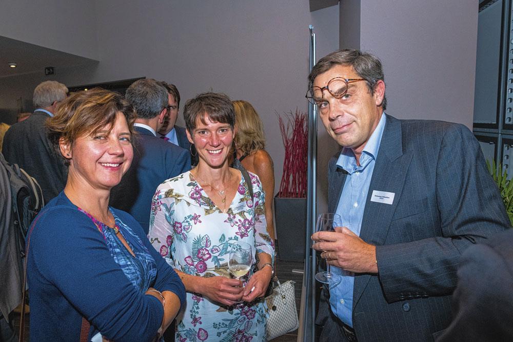 Anne Falier, directrice générale d'Axedis, Françoise Duplat, chef de service expansion économique chez In BW, et Sébastien Dehareng, associé chez Urban Nation Associates.