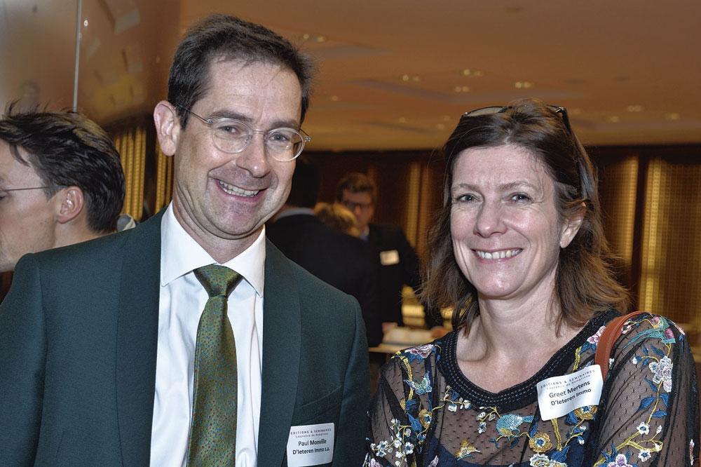 Paul Monville et Greet Mertens,  respectivement directeur général et head of architecture de D'Ieteren Immo.