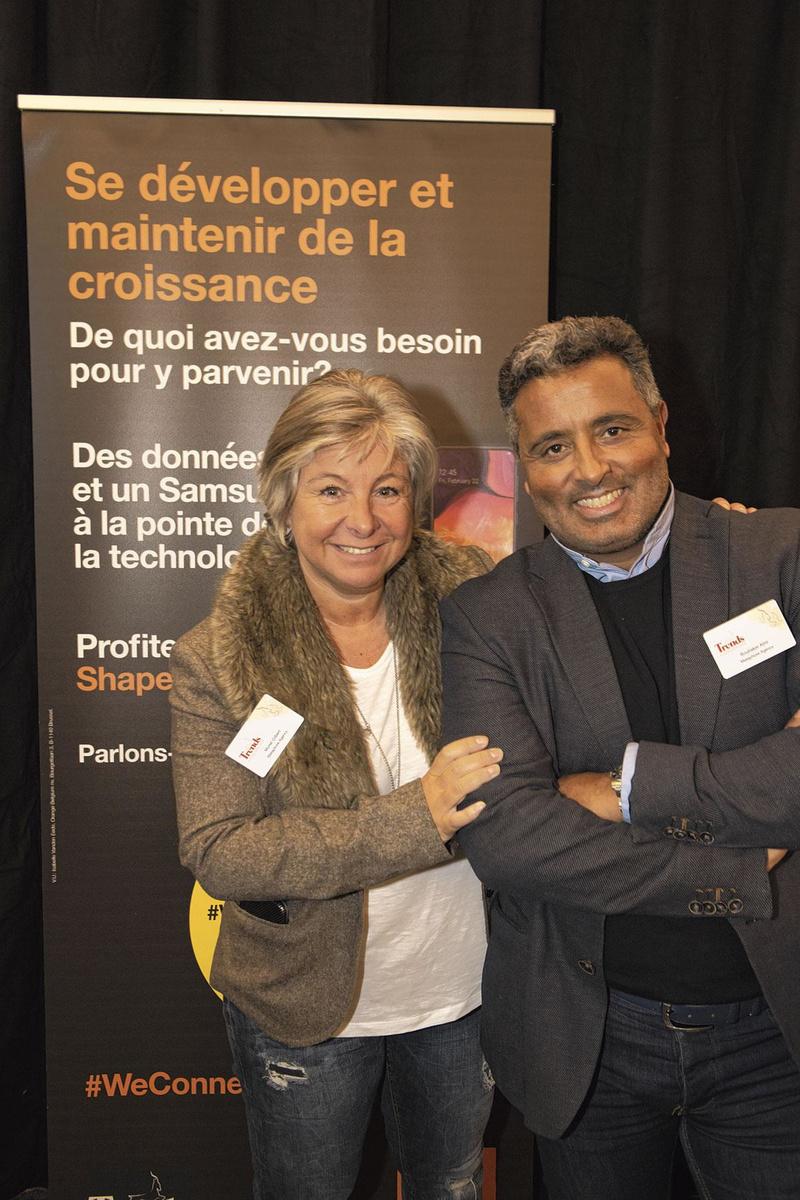Muriel Gilbert et Boubaker Almi, gérants de Métaphore Agency.