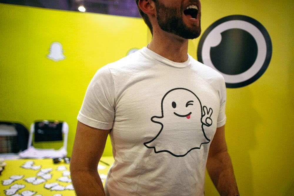 SNAPCHAT. L'application au fantôme puise dans diverses activités en ligne de ses utilisateurs, en dehors de Snapchat, pour renforcer la pertinence de ses publicités.