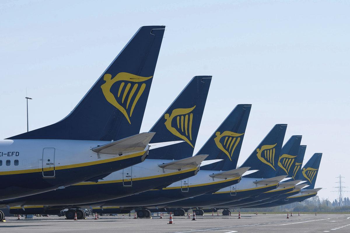 Ryanair Contrairement à d'autres, la compganie irlandaise rembourse systématiquement les tickets de ses vols annulés pour cause de Covid-19.