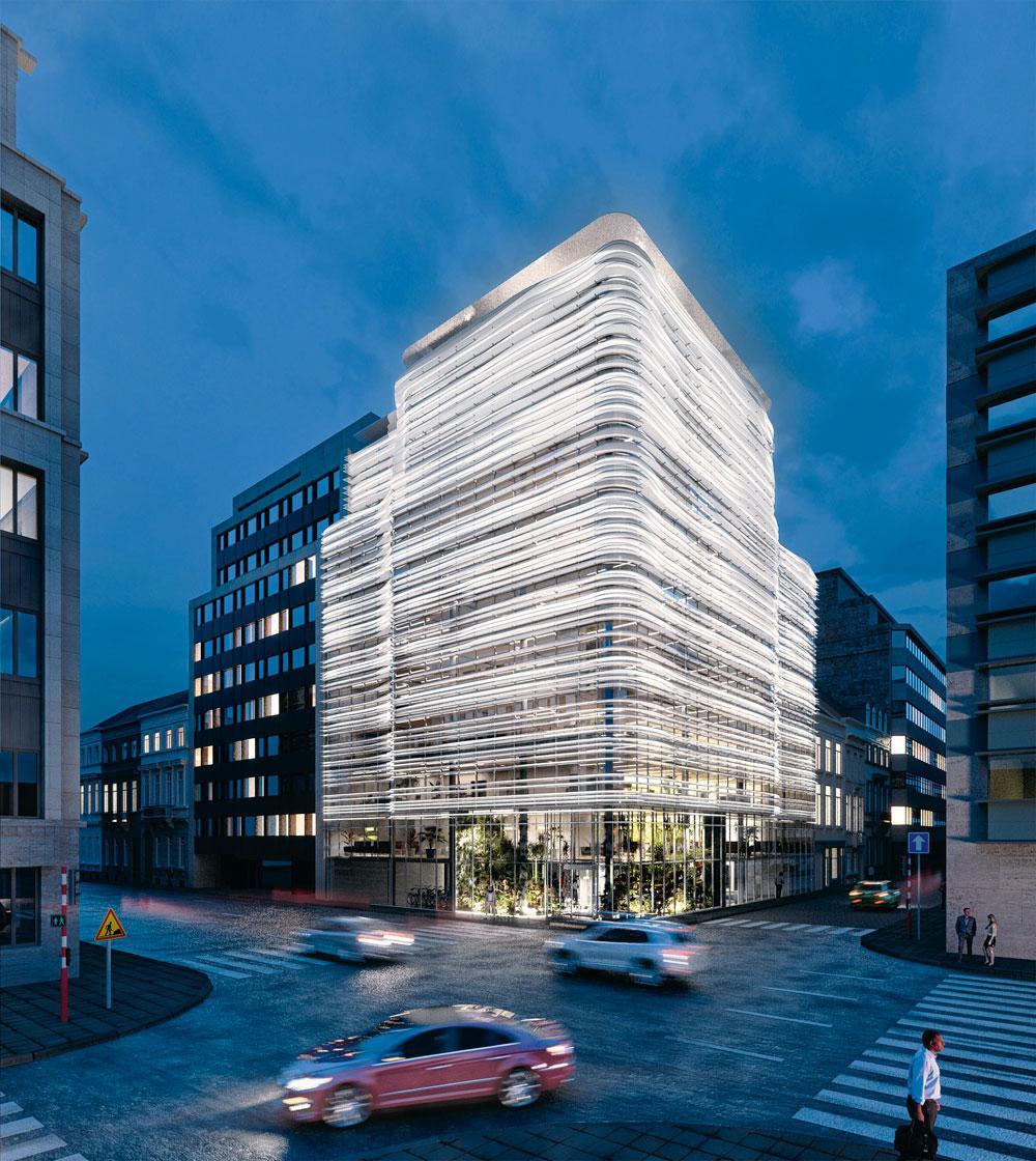 L'immeuble BelCom, développé rue Belliard par Kairos (6,500 m2), sera livré en 2021.