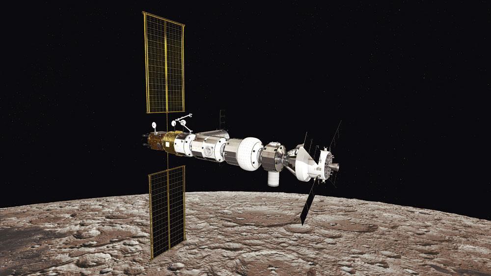 La future station Lunar Gateway, 