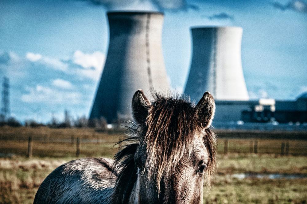 Centrale nucléaire de doelDepuis le week-end dernier, la Belgique ne vit plus qu'avec un seul réacteur en activité, Doel 3..