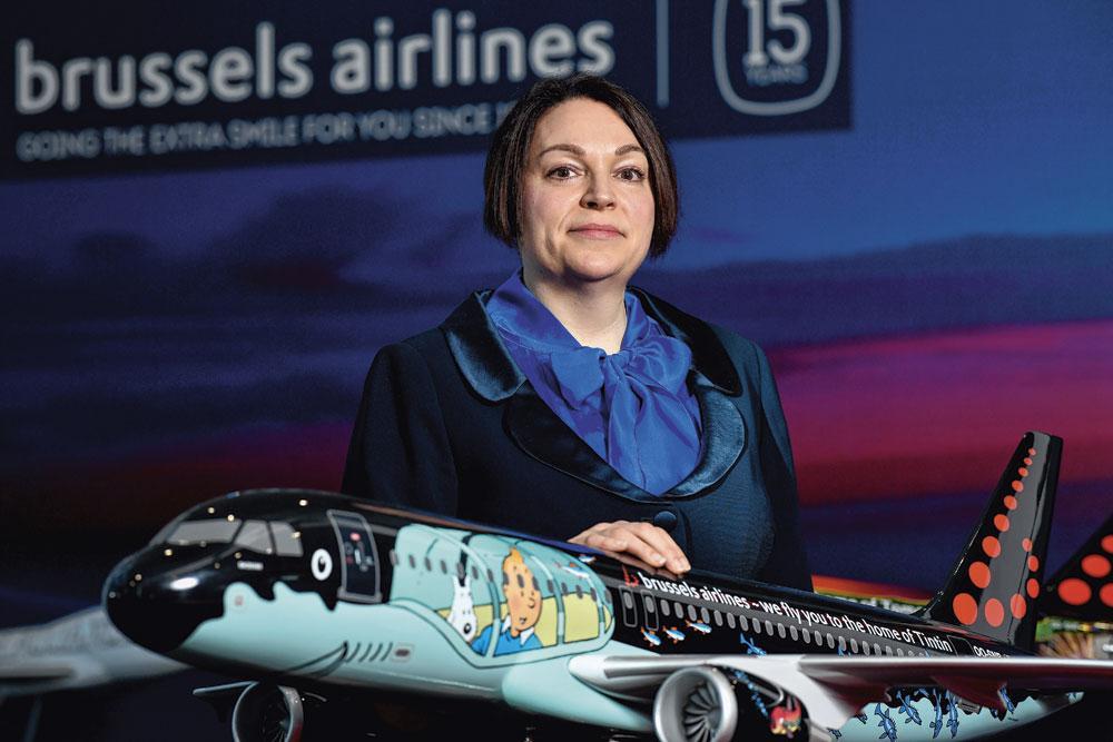 Christina Foerster Objectif de la CEO de Brussels Airlines : améliorer les marges.
