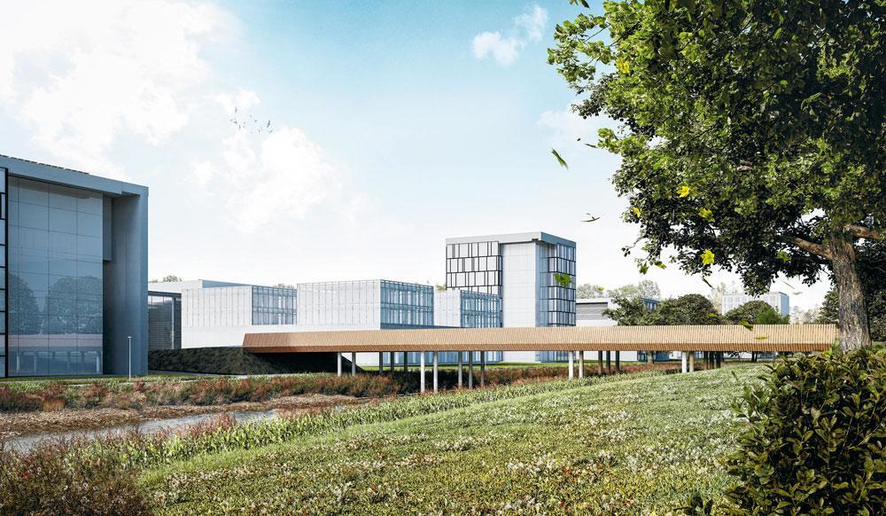 Antwerp Blue Gate - L'éco-efficience sera le principe conducteur de ce parc industriel et de bureaux de 60 hectares,