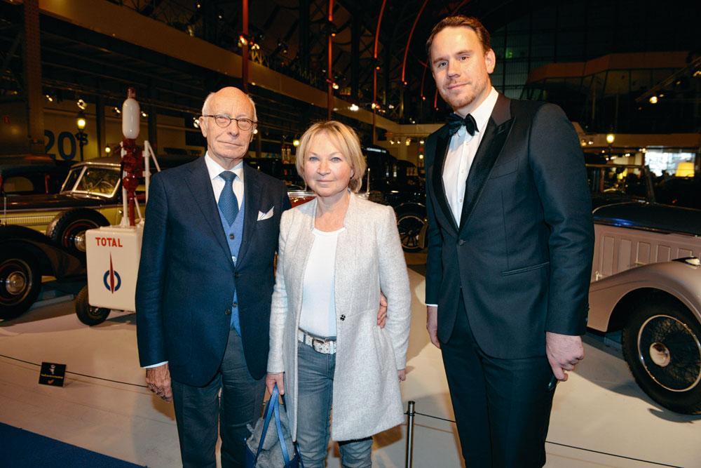 Jean-Claude Fontinoy, président de la SNCB, et son épouse, et David Weytsman, échevin de la Revitalisation urbaine à la Ville de Bruxelles.